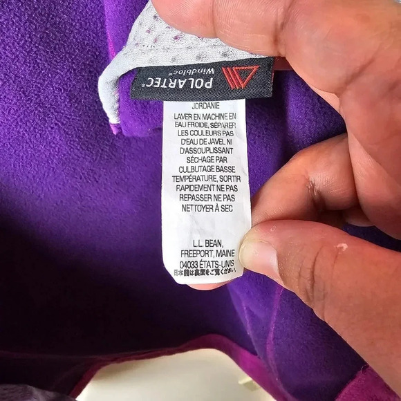 LL Bean‎ Women's  Polartec Fleece Full Zip Jacket - Picture 5 of 8
